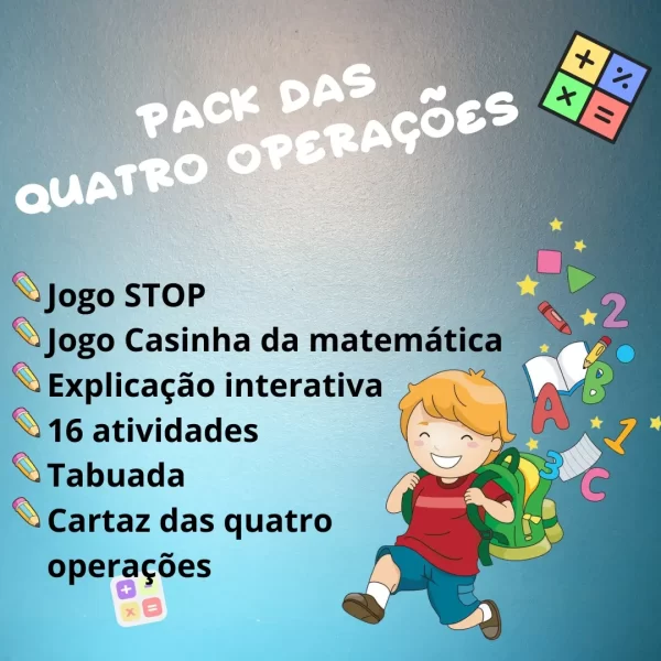 Pack das Quatro operações