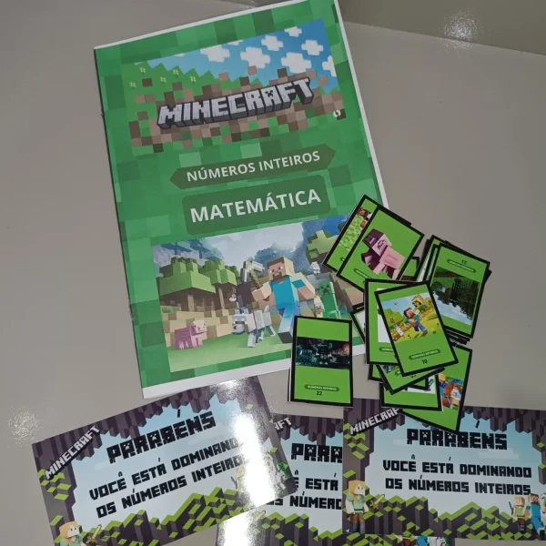 Álbum Minecraft dos Números inteiros - Image 8