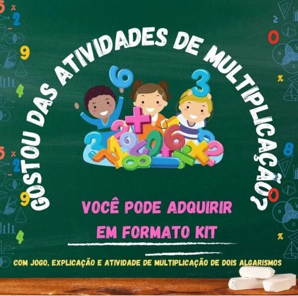 Kit multiplicação com dois algarismos