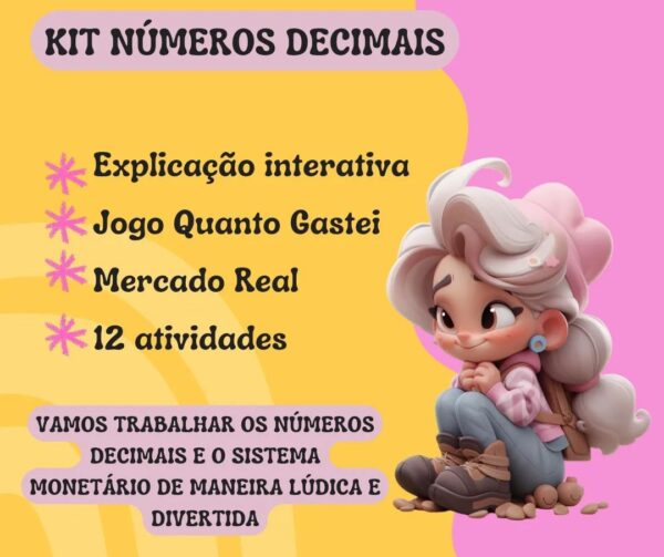 Kit Números decimais