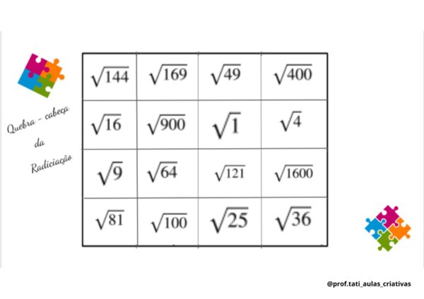 Quebra cabeça de potenciação e radiciação - Image 3