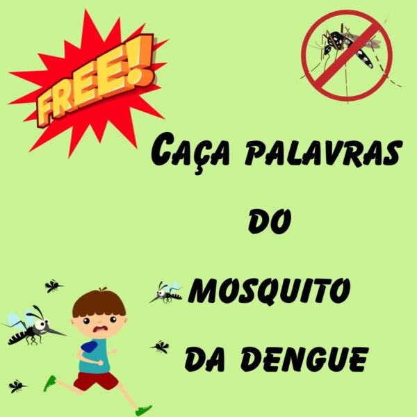 Caça palavras do mosquito da dengue