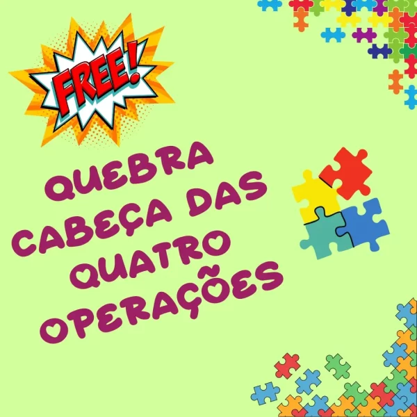 Quebra cabeça das quatro operações