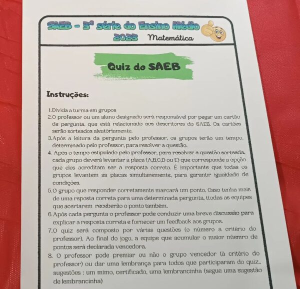 kit SAEB 3º ano do Ensino médio - matemática - Image 5