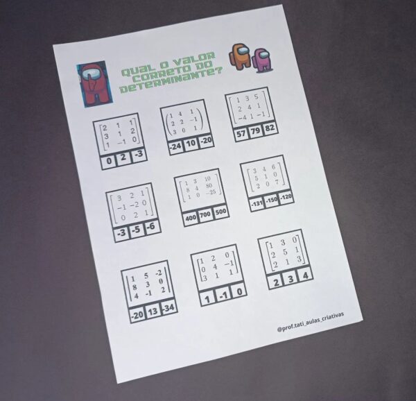 Kit matrizes e determinantes - Image 5