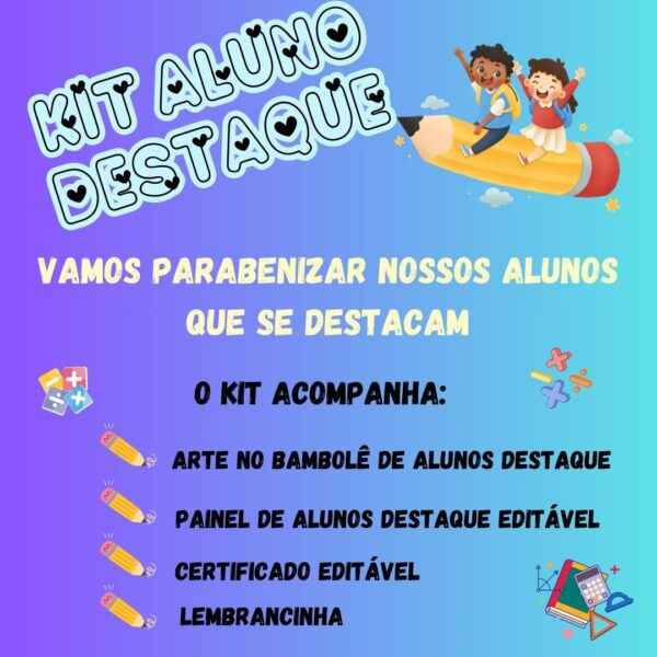 Kit aluno destaque