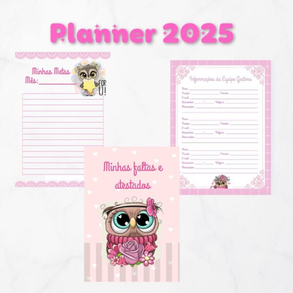 Planner corujinha 2025 - Image 3