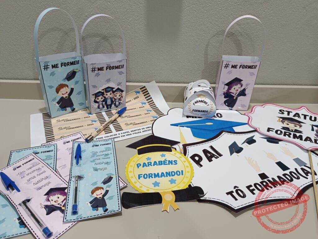 kit Formatura – Prof. Tati Aulas Criativas